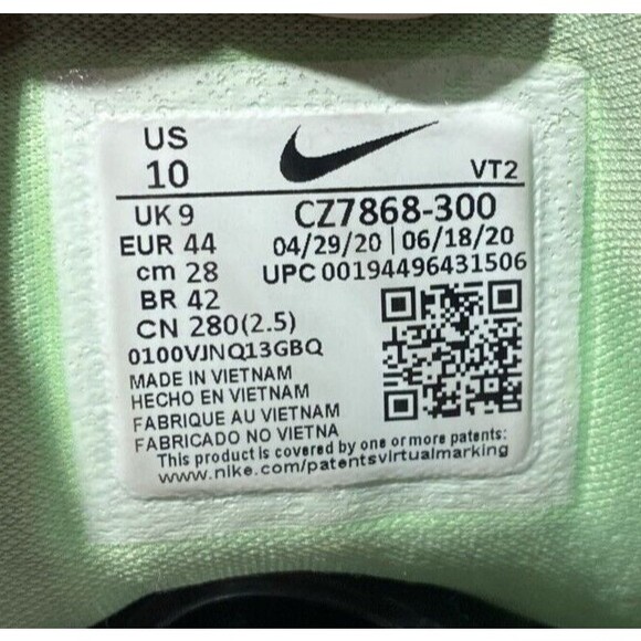 Nike Mens Air Max 97 CZ7868-300 Blue Casual Shoes Sneakers Size 10 - Picture 8 of 8